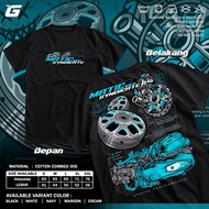 Matic Syndicate Engine Performance Racing Enthusiast T-Shirt 200GSM High Quality Cotton Men's Breath