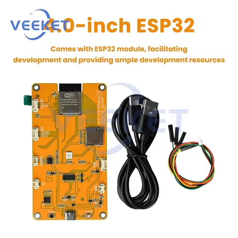 4.0-Inch ESP32 WiFi BT Development Board with Color Screen ST7796S Driver Onboard ESP32-32E Module T