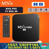 MXQ Pro Smart TV Box 4K Smart Media Player Set-top Box2.4G&5G Wifi 8GB+128GB Android 10.1 Chip 4K In