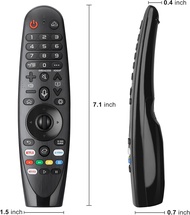 LG 4K QNED OLED Google TV MR24GA MR24GN Magic Remote MR24GA MR24GN Alat Kawalan Jauh Magic untuk LG 