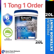 20 Liter Smart Paints Cool Weather 6Years Acrylic Exterior Wall Paint