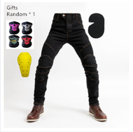 Flexible Classic Motorcycle Jeans Slim Denim Riding Pants Off-road Motorcross Off-road Trousers With
