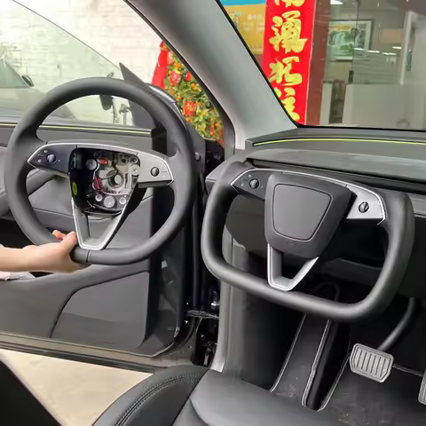 Model Y Juniper Yoke Handle For Tesla Model Y Juniper Yoke Steering Wheel Car Steering Wheel Model Y