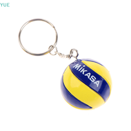 💖【Lowest price】YUE พวงกุญแจลูกวอลเล่ย์บอลทำจากพีวีซีของขวัญทางธุรกิจวอลเลย์บอลลูกบอลชายหาดกีฬาพวงกุญแจ