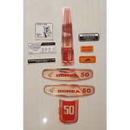 Sticker / Striping / body trim for Honda C50 motorbike