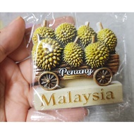 Penang food durian ais kacang cendol roti bakar Souvenir Resin Fridge Magnet