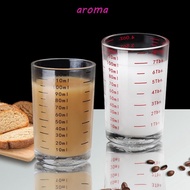 AROMA Jigger Espresso Heat-resistant with Scale Bar Accessories Shot Glass