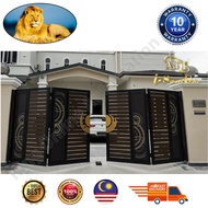 Autogate Customizes Series Fully Aluminum Trackless Folding Gate /Installation team in whole🇲🇾全马安装