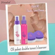 CR Skincare paket double toner/cleanser RR