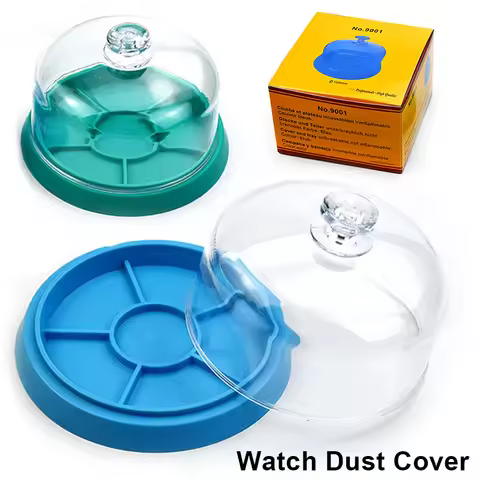 Watch Movement Dust Cover Watch Parts Holder Tray Parts Protector Moistureproof Anti-dust Covers Sto