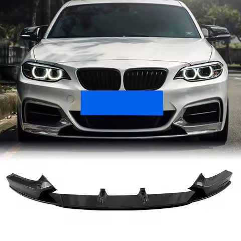 Front Bumper Spoiler Splitter Lip For BMW 2 Series F22 F23 2014-2021 218i 220i 228i 230i M235i M240i