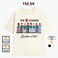 Arsenal The Band Local Brand Football T-shirt Tee 68 Cotton 100% Oversize Men Women