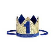 (SG SELLER) 1st Birthday Crown, One Year old Birthday Crown Decoration Happy Birthday Boy First Birt