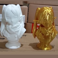 Anime Frieren Bust Statue - High Quality Work Desk Decoration PLA+