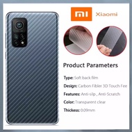 Carbon Fiber Back Film Xiaomi Mi10T Mi10T Pro 5G Fibre Sticker Protector for Xiaomi Back Film