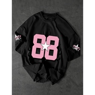 Vintage Pink 88 Boston Streetwear Graphic T-Shirt