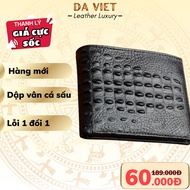 Men's Wallet with High Quality Embossed Leather, Luxurious Horizontal Shape, Holds Money & Cards Nea