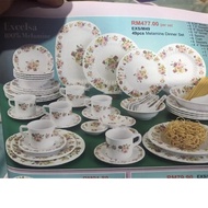 Excelsa 49 pcs Melamine Dinner Set