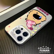 Cute Dog Solid Color Casing For Samsung Galaxy A73 A72 A71 A56 M56 A55 M55 F55 A54 A53 A52S A51 A50 
