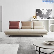 普拉多沙發布藝寫意空間客廳小戶型意式極簡設計師雙面prado沙發