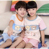 BEAR SHAPE T-SHIRT SET FOR TWO SISTERS
