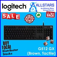 (ALLSTARS : We are Back) Logitech G512 GX (Brown, Tactile) Mechanical Gaming Keyboard (Warranty 2years with BanLeong)