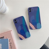 韓ins紫色iPhone 12 iPhone 11 X XR XS Max 7P 8P SE2手機殼case Pro Max, Pro, Mini