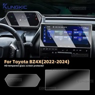 Toyota BZ4X 2022 2023 2024 Dashboard Film 12.3 Inch Navigation Tempered Glass Screen Protector Film