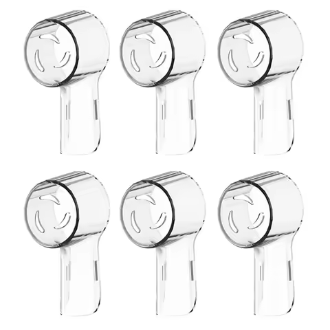 6 Pack Toothbrush Heads Dustproof Cover Compatible for Oral B, Fits for Oral-B IO Series, Convenient
