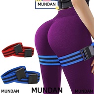 MUNDAN 2Pcs Blood Flow Restriction Bands Muscle Weightlifting Women Glutes Fitness Hip Building Gym 