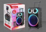 NDR C-15 Trolley Karaoke Bluetooth Party Speaker W/ Echo/Bass/Treble Adjustment Speaker 1800W