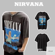 [Hight Quaility]-Áo tee NIRVANA  Nevermind License T-Shirt Blackáo thun Nirvana cao cấp full túi tag