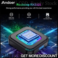 Andoer HK1 RBOX K8แอนดรอยด์13.0กล่องสมาร์ททีวี RK3528 Quad-Core UHD 4K H.265กล่องสมาร์ททีวีถอดรหัส8K