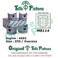 TOTO Piston Set M8114 for Proton Wira 1.6 4G92 (81.0mm)