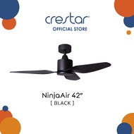 Crestar Ninja air (3Blades) 42inch No Light (Black / White / Wood) Ceiling fans