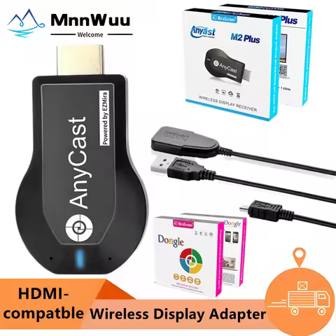 Anycast HDMI-compatble Wireless Display Adapter WiFi 1080P Mobile Screen Mirroring Receiver Dongle S