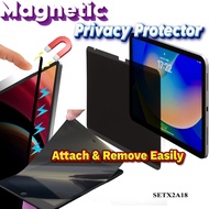 Magnetic Detachable Privacy Filter Screen Protector Compatible with iPad Pro 11 12.9 Air 4 5 Mini