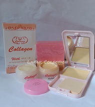 Paket Cream Collagen plus Sabun Wajah dan Bedak Padat Dhilisa