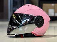 Spyder Reboot 2 V2 Half Face Single Visor Helmet with Free Extra Clear Visor