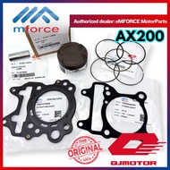 QJ MOTOR AX200 AX200S AX 200 PISTON RING PIN HEAD BLOCK GASKET ORIGINAL QJ MOTOR