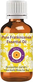 Deve Herbess Pure Frankincense Essential Oil (Boswellia carterii) Therapeutic Grade Steam Distilled 100ml