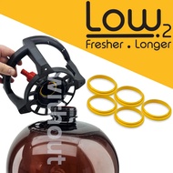 Kegland 5 cái/túi low2 oxebar keg Bộ dụng cụ con dấu màu vàng O-ring máy giặt ủ bia phụ kiện Homebre