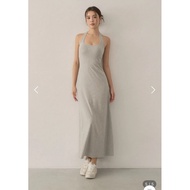 Beigy Back Around Neck Modal Bra Dress-Gray S