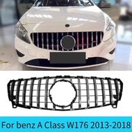 Front Grille Racing Grill Mesh Tuning Accessories For Mercedes-benz A Class A45 W176 2013 -2015 2016