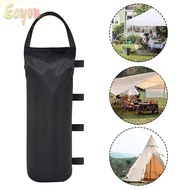 ECYOU 1/4Pcs Tent Sandbag, Black with Handle Garden Gazebo Foot Leg, Durable Canopy Sand Shelter Cam