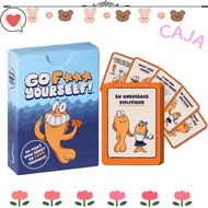 CAJA1 Adult Go Fish Game, Educational Games Classic Interactive Fun Go Fish Card Game,  Classic Rule