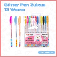 Glitter Gel Pen ZUIXUA 12-Color Glitter Pen