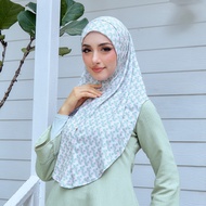 HEGIRA SO - MARJAN TWILL NC MINJI | PRINTED SLIP ON (INSTANT HIJAB) >> DAILY COMFORT