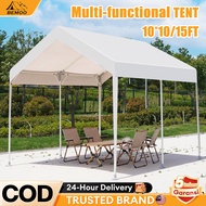 【WTHB】 Canopy 10x10ft Tent Heavy Duty Outdoor Gazebo Tent Folding Tent Car Tent Canopy Khemah Lipat 