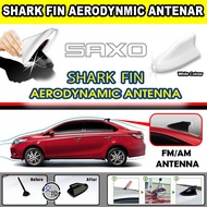 Saxo Aerodynamic Antenna Shark Fin AM / FM SAXO Racing Antenna Shark Fin Antenna Fit Antenna (White)